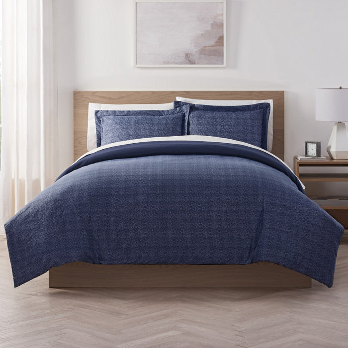 Serta Supersoft Cooling Bed Set, Reversible Duvet Set & Reviews Wayfair